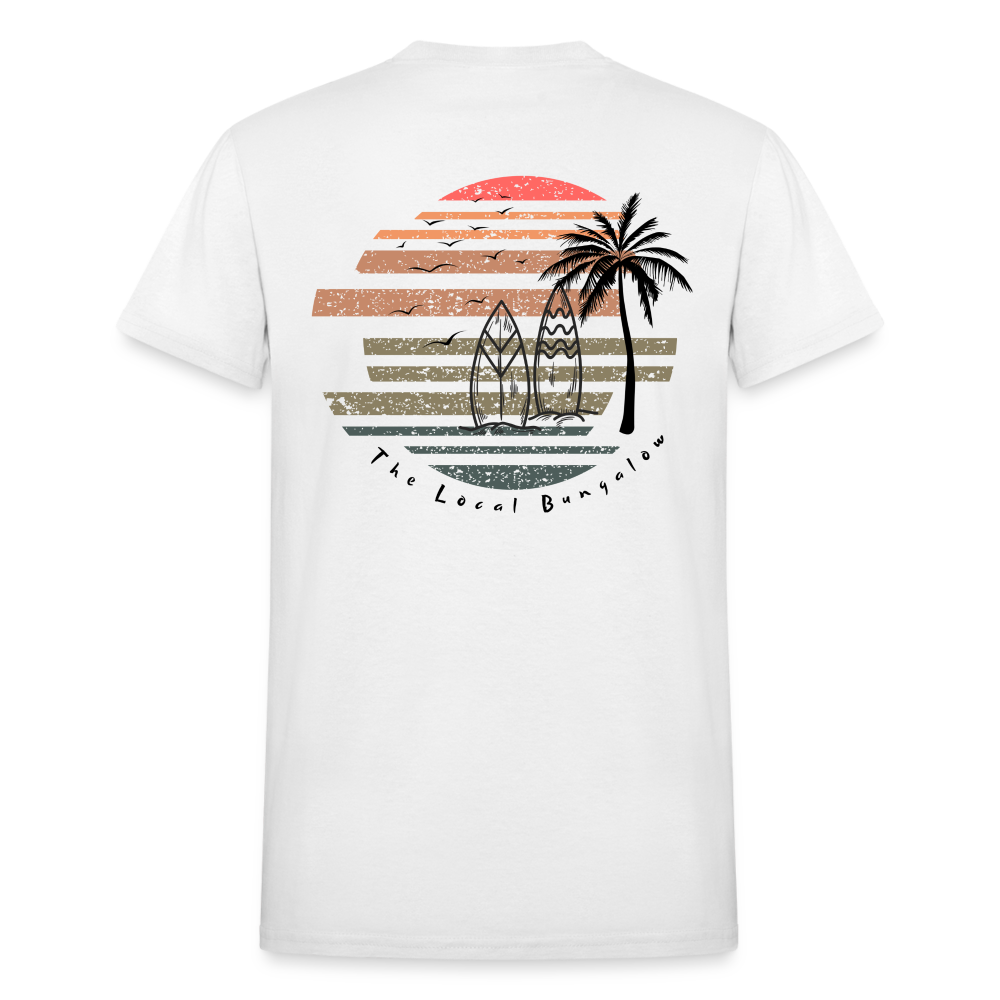 Local Sunset Unisex T-Shirt - white