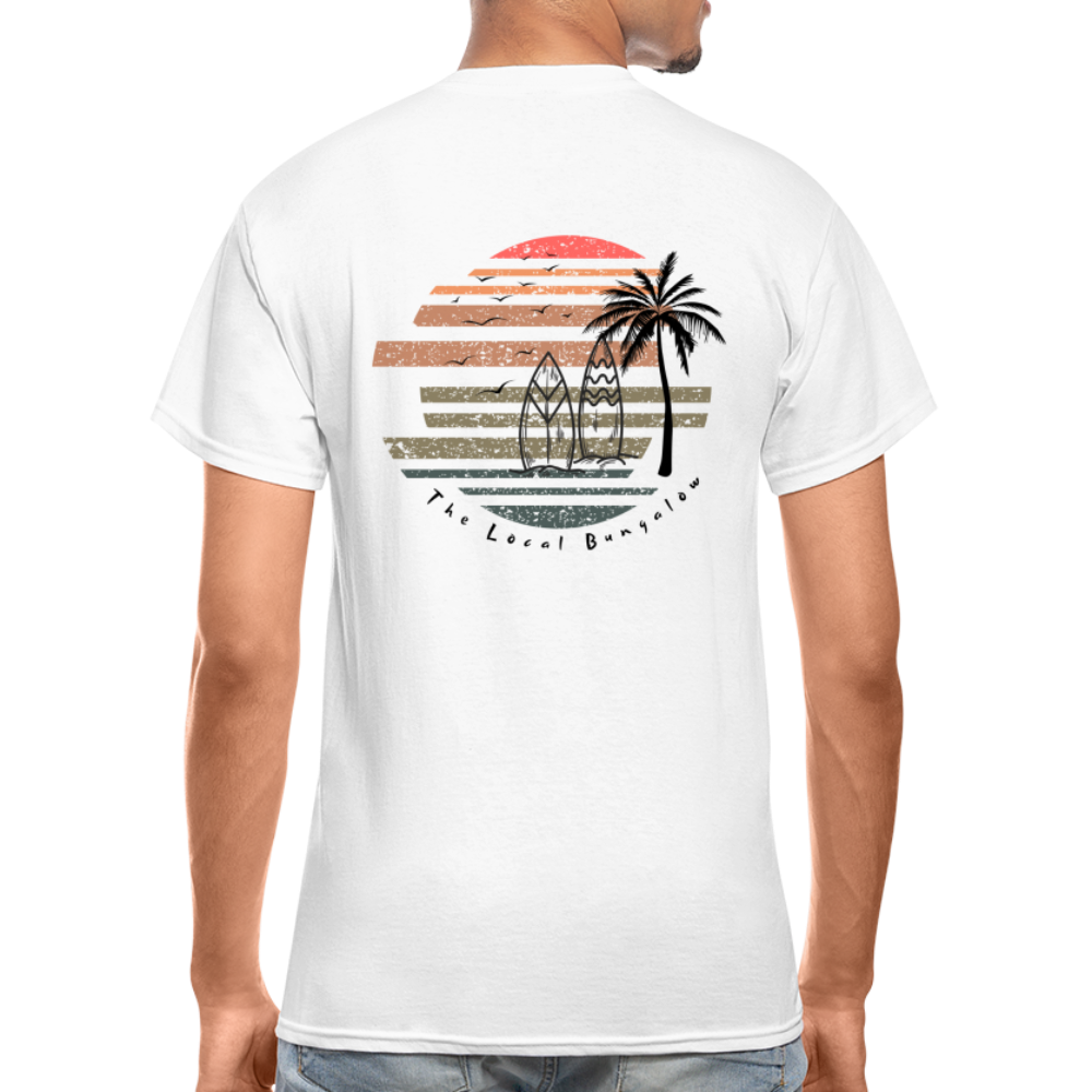 Local Sunset Unisex T-Shirt - white