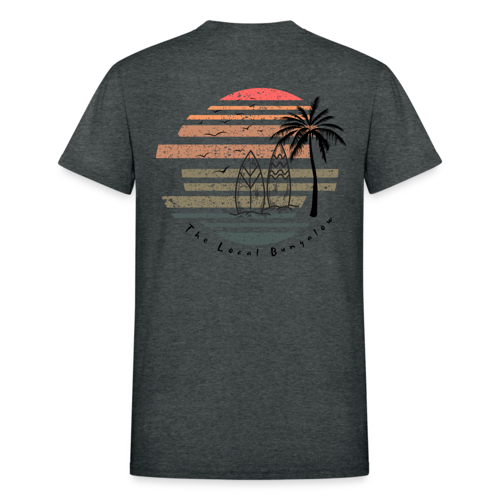 Local Sunset Unisex T-Shirt - deep heather