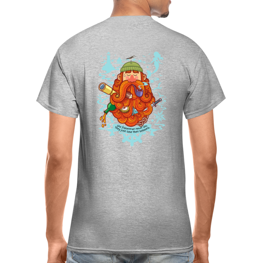 Old Fisherman Unisex T-Shirt - heather gray