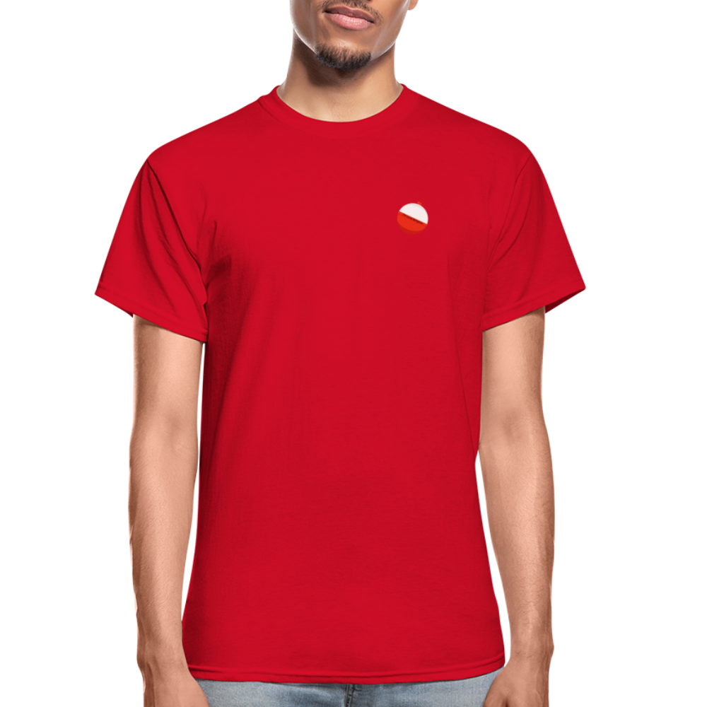 Old Fisherman Unisex T-Shirt - red