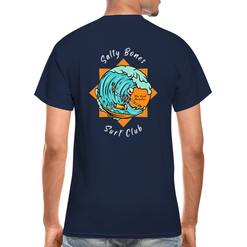 Salty Bones Unisex T-Shirt - navy