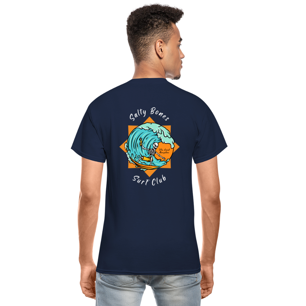 Salty Bones Unisex T-Shirt - navy