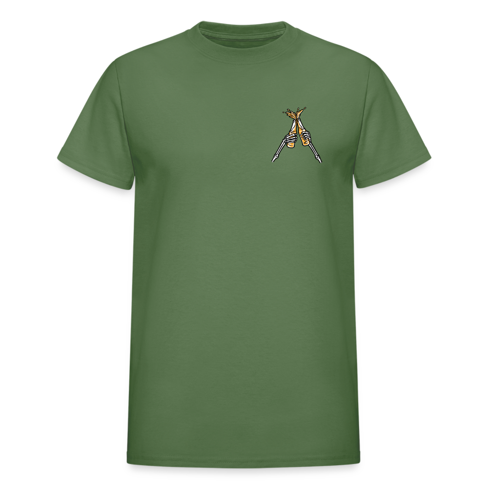 Salty Bones Unisex T-Shirt - military green