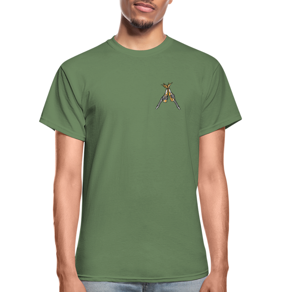 Salty Bones Unisex T-Shirt - military green