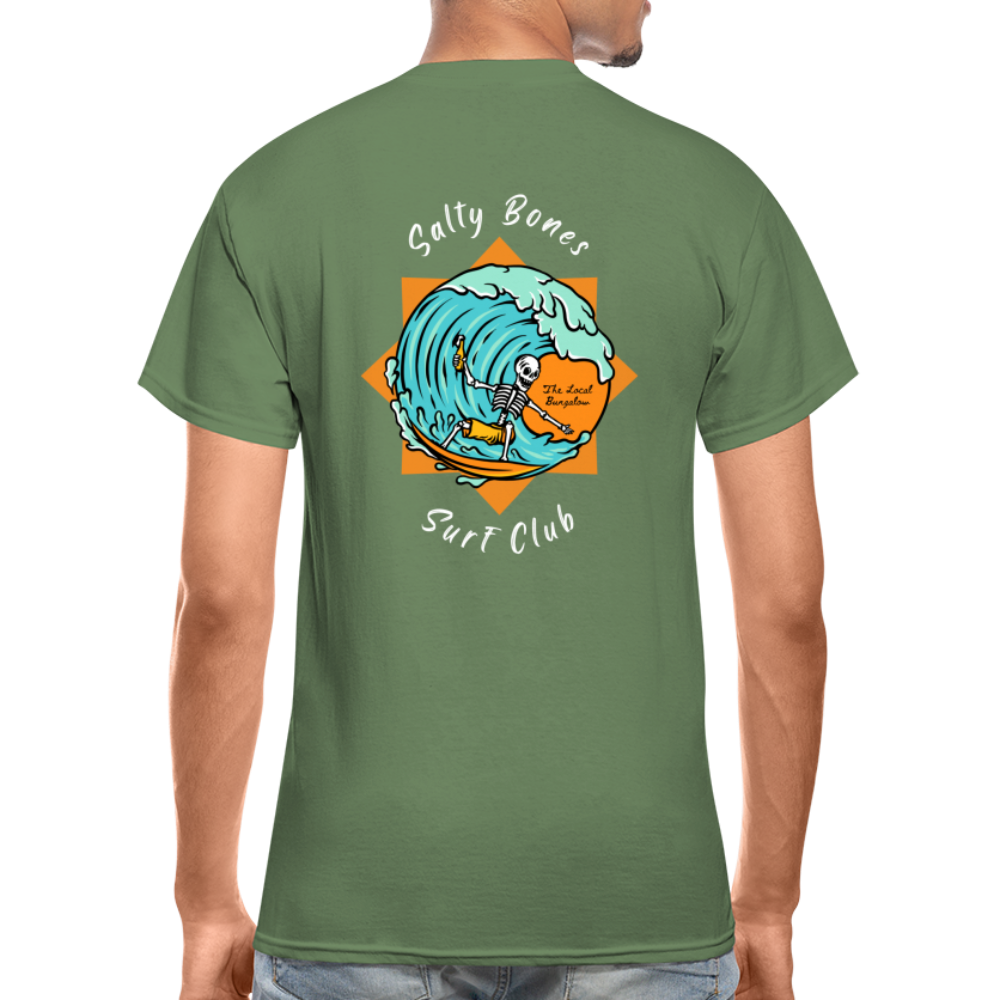 Salty Bones Unisex T-Shirt - military green