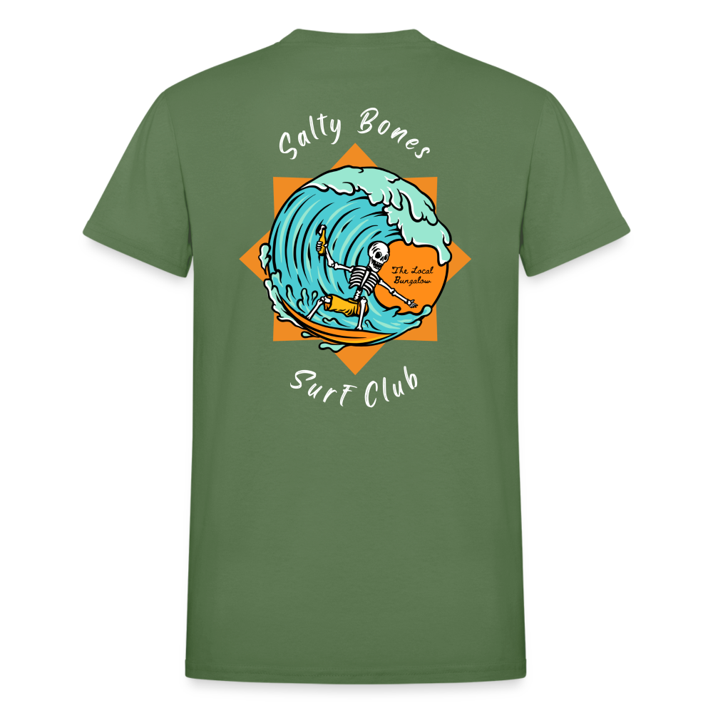 Salty Bones Unisex T-Shirt - military green