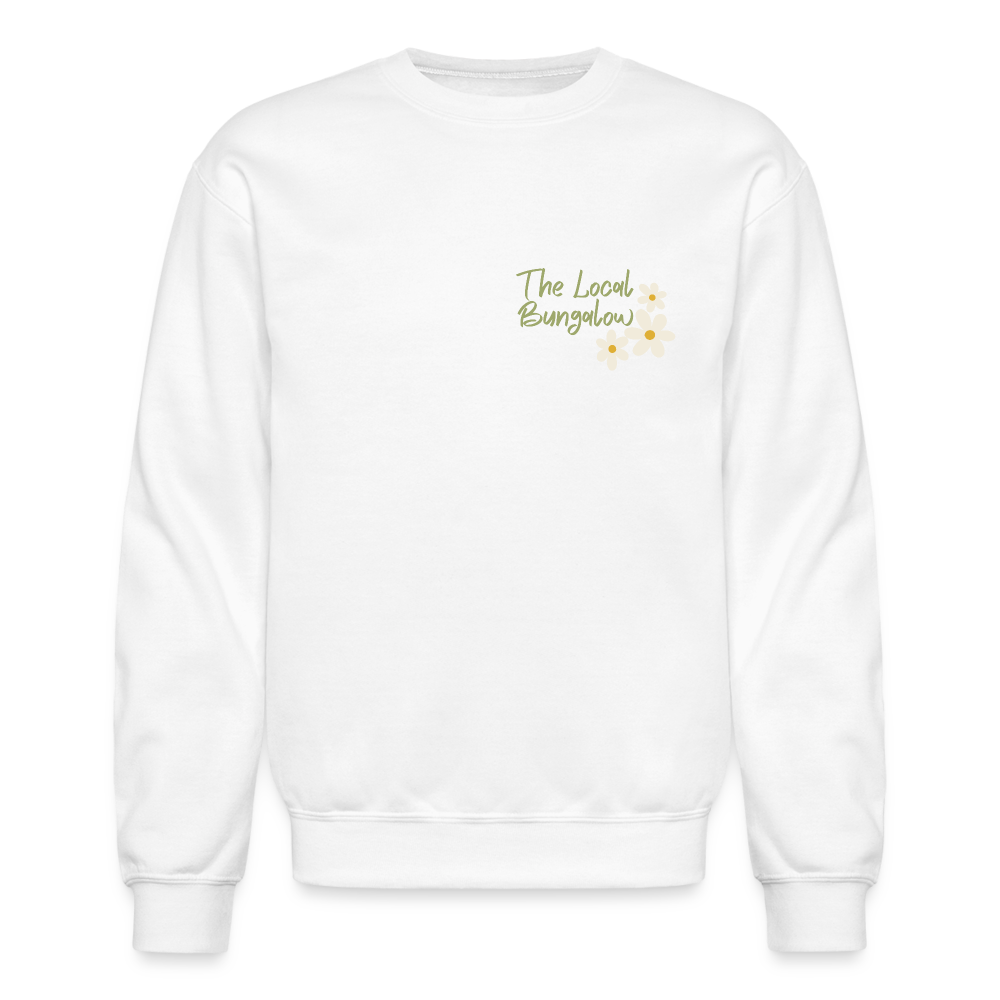 Peace Unisex Crewneck Sweatshirt - white