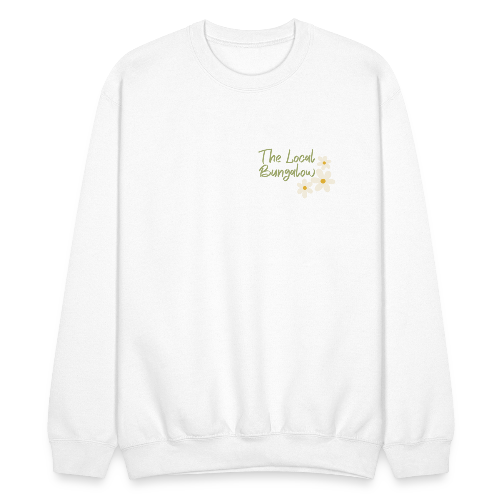 Peace Unisex Crewneck Sweatshirt - white