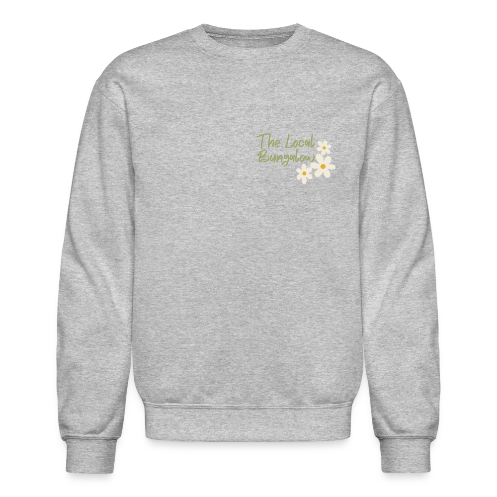 Peace Unisex Crewneck Sweatshirt - heather gray