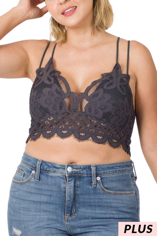 The Bliss Bralette- Ash Grey