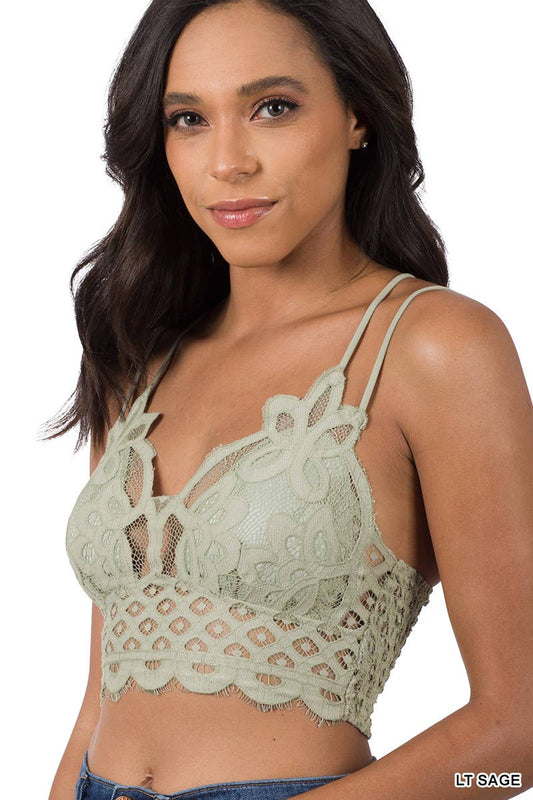 The Bliss Bralette- Lt. Sage