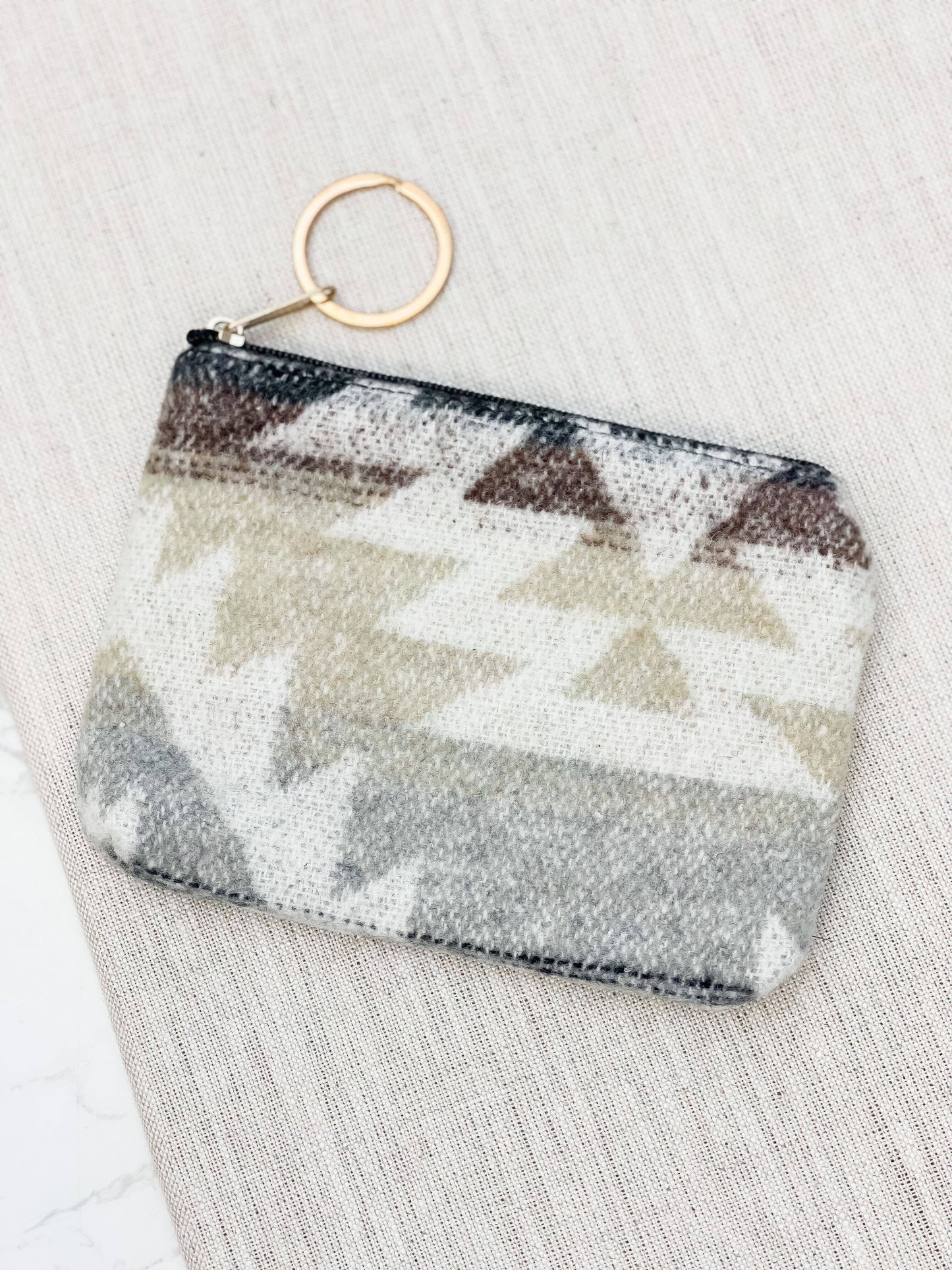 Aztec Coin/Card Zip Pouch