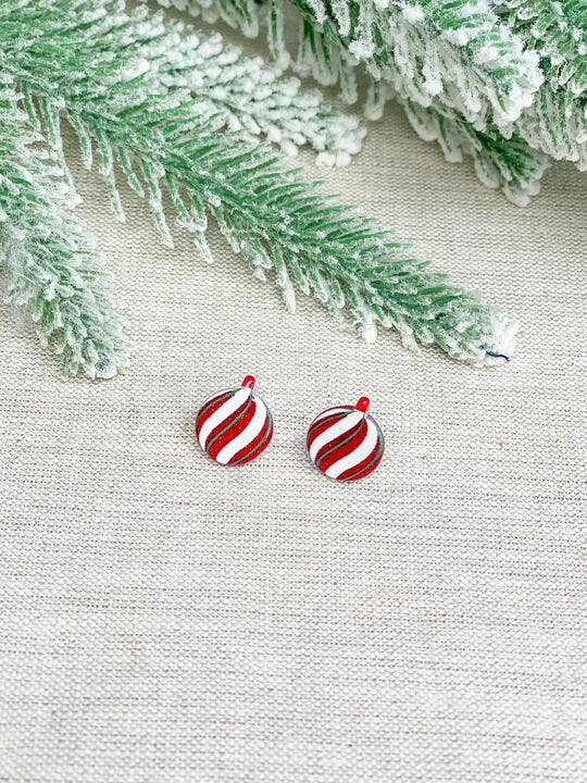 Christmas Ornament Stud - Striped