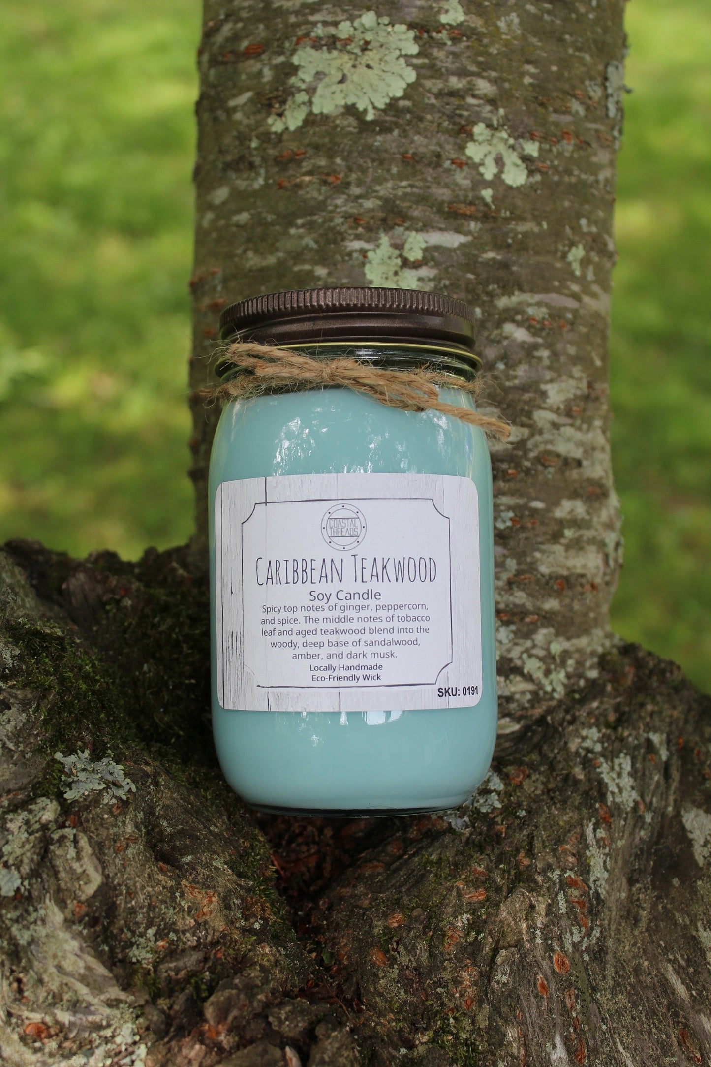 Caribbean Teakwood Soy Candle