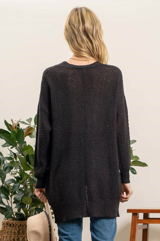 Summer Nights Cardigan- BLK