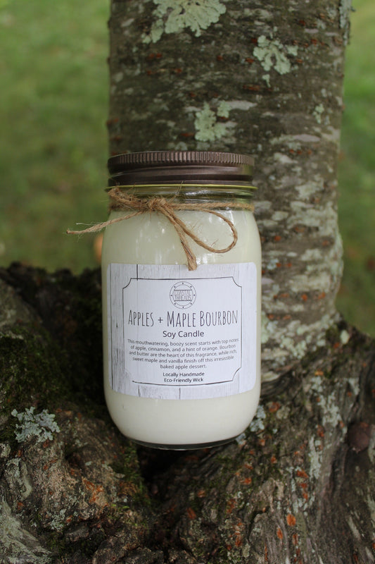 Apples and Maple Bourbon Soy Candle