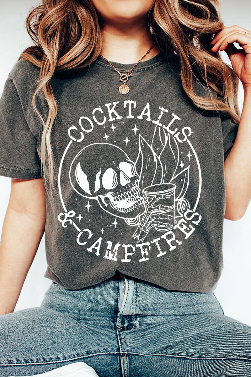 Cocktails & Campfires T-Shirt