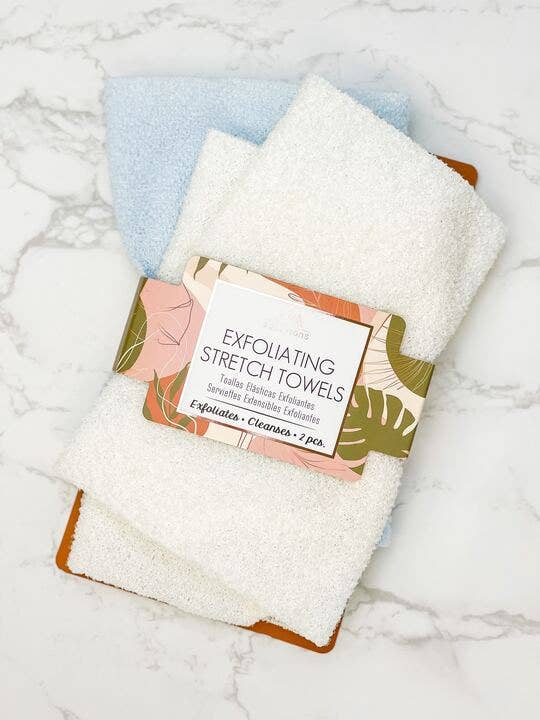 2 Pack Exfoliating Towels