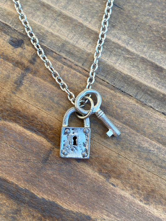 Lock and Key Necklace