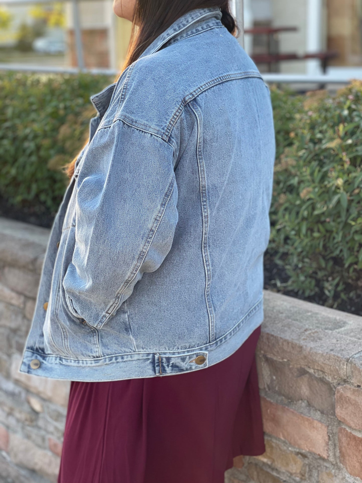 Oceanside Boxy Denim Jacket