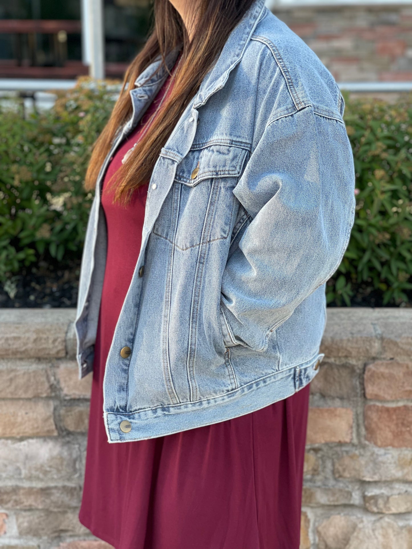 Oceanside Boxy Denim Jacket