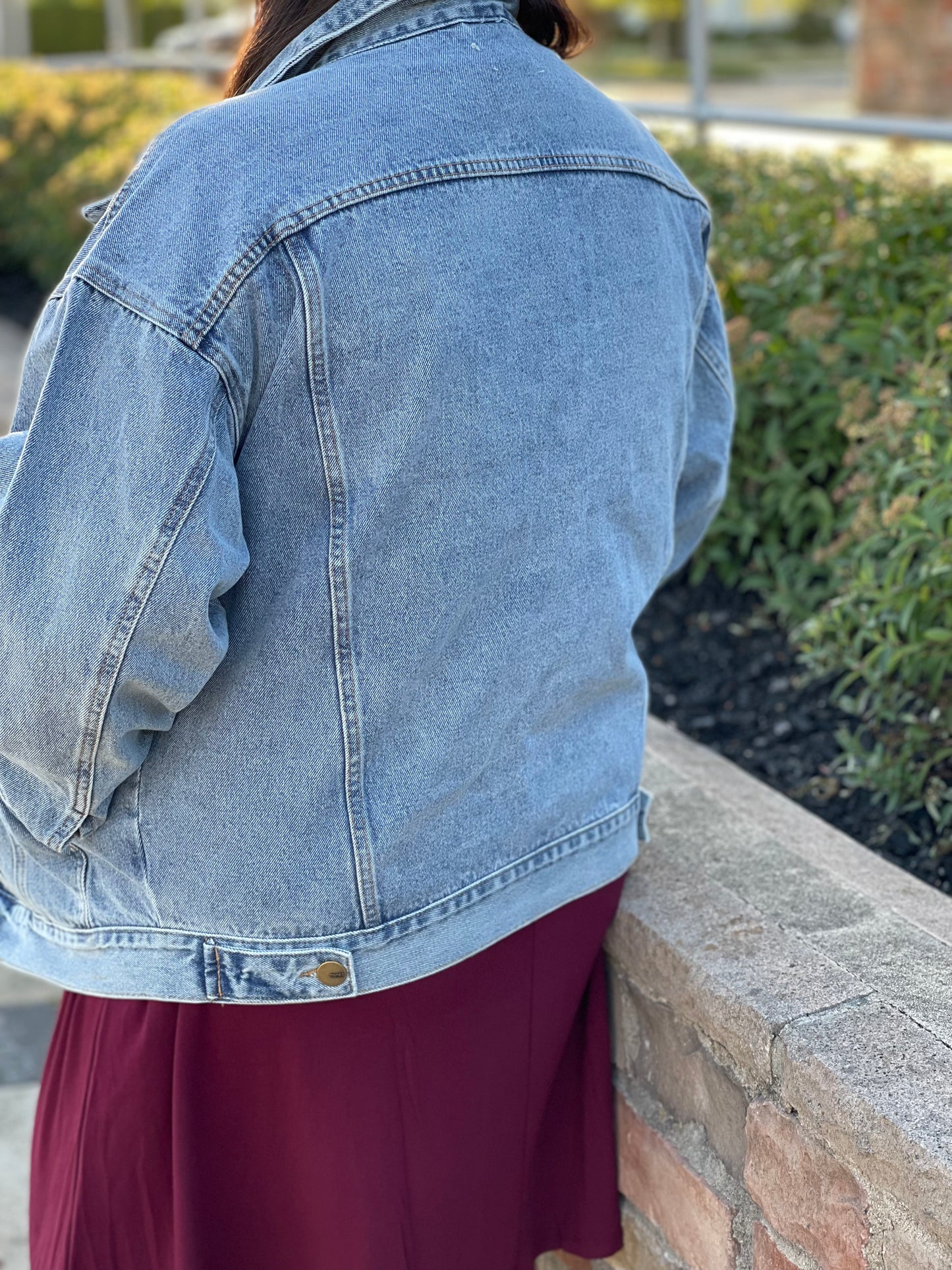 Oceanside Boxy Denim Jacket